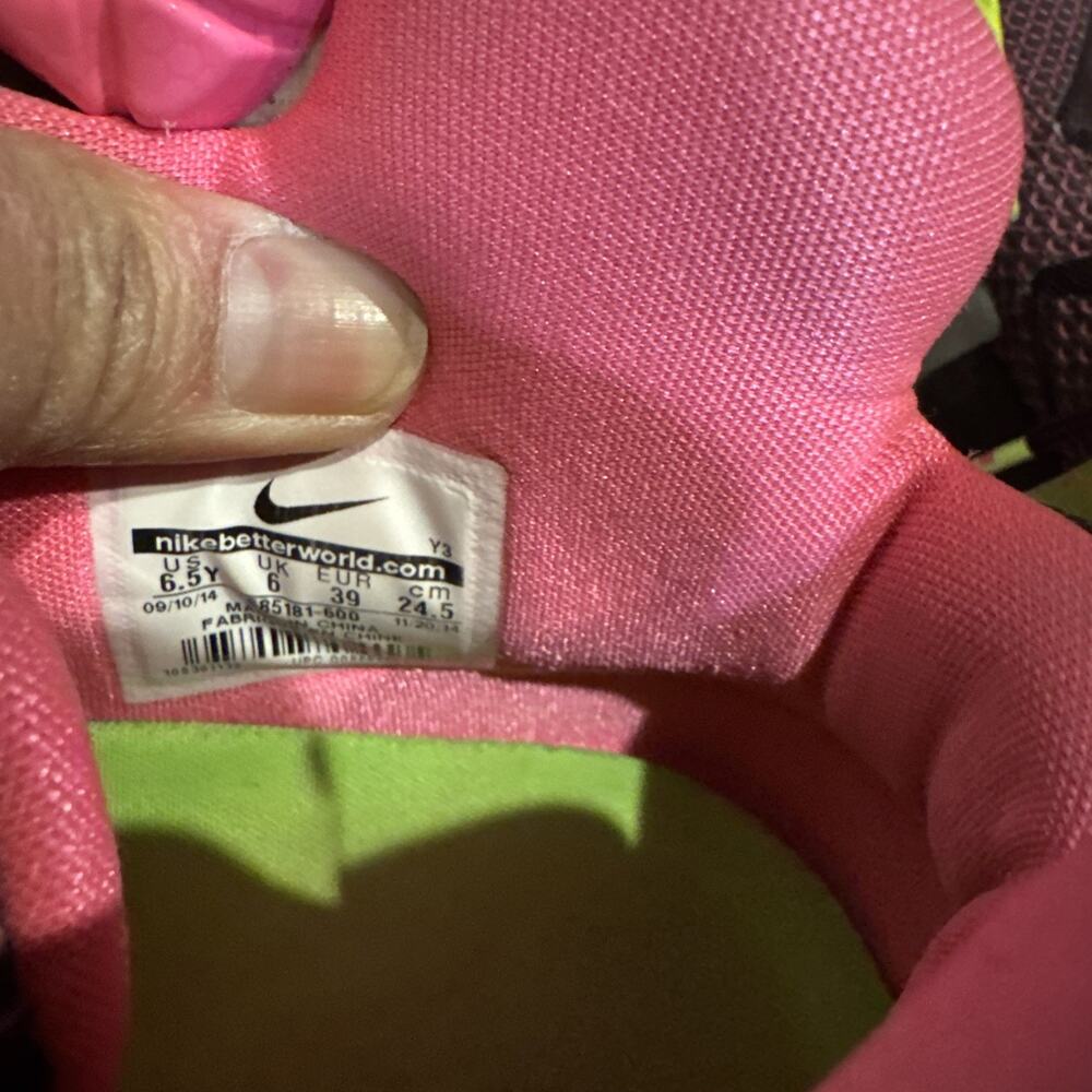 NIKE Lebron 12 [Xll]‎ Double Helix Basketball SneakersSize 6.5Y 685181-600 #0058 - Picture 15 of 16
